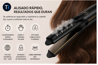 Alisadora de Pelo - Resultado Salón en Casa