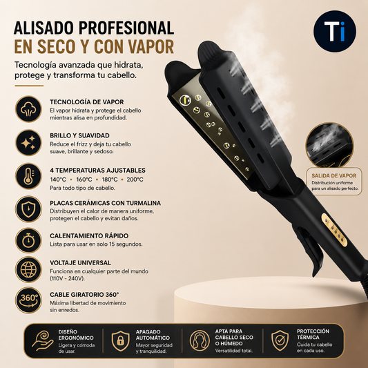 Alisadora de Pelo - Resultado Salón en Casa