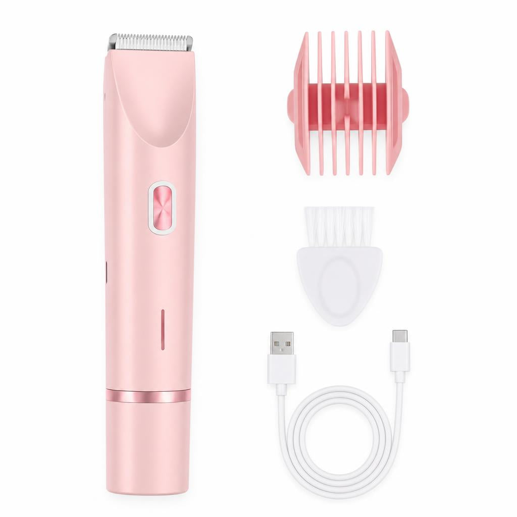 Vellix, rasuradora y recortadora 2 en 1 con todos sus accesorios: cabezal de peine, cepillo de limpieza y cable USB-C